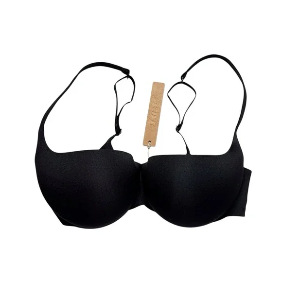 NWT Skims Black Ultimate Push Up Balconette Bra 36 DD Onyx - Picture 7 of 15